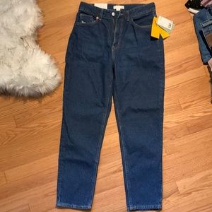 H&M High Waist Skinny Straight Jeans